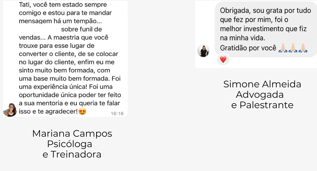 Depoimntos Mari E Simone
